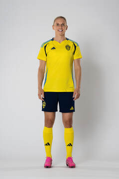 Jonna Andersson of the Swedish women's national football
