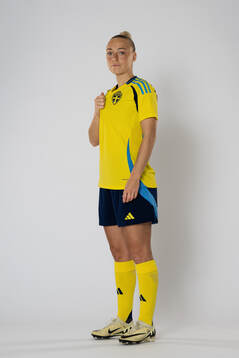 Hanna Bennison of the Swedish women's national football