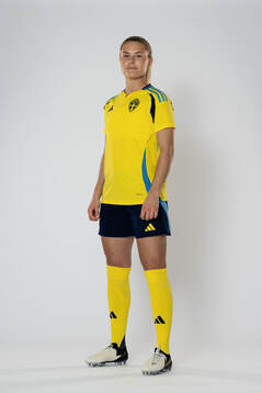 Amanda Nildén of the Swedish women's national football