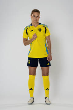 Amanda Nildén of the Swedish women's national football