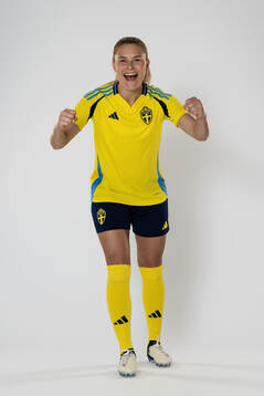 Amanda Nildén of the Swedish women's national football