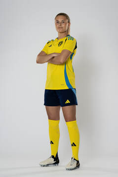 Amanda Nildén of the Swedish women's national football