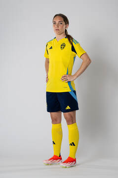 Elin Rubensson of the Swedish women's national football