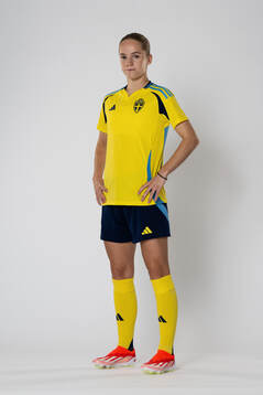 Hanna Lundkvist of the Swedish women's national football