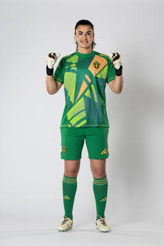 Goalkeeper Zecira Musovic of the Swedish women's national