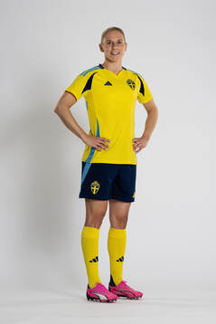 Jonna Andersson of the Swedish women's national football