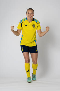 Magdalena Eriksson of the Swedish women's national football