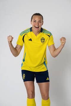 Magdalena Eriksson of the Swedish women's national football
