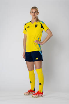 Sofia Jakobsson of the Swedish women's national football