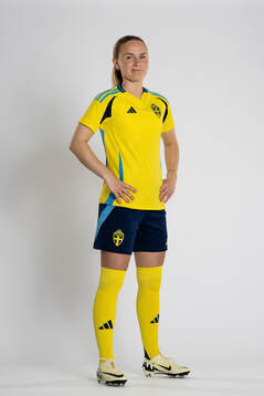Matilda Vinberg of the Swedish women's national football