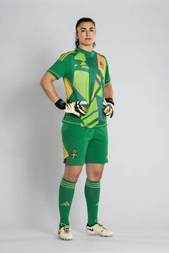 Goalkeeper Zecira Musovic of the Swedish women's national