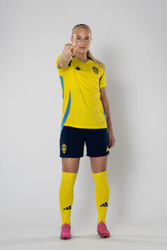 Stina Lennartsson of the Swedish women's national football