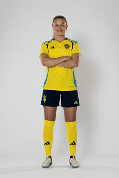 Amanda Nildén of the Swedish women's national football