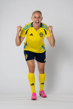 Jonna Andersson of the Swedish women's national football