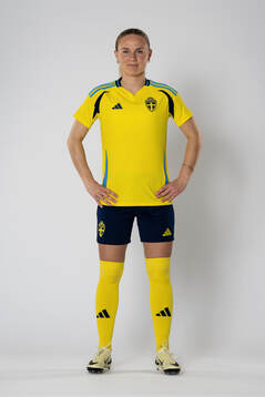 Matilda Vinberg of the Swedish women's national football