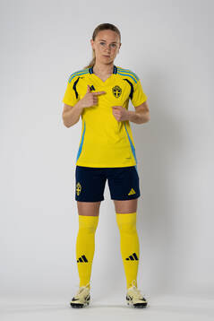 Matilda Vinberg of the Swedish women's national football