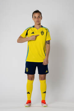 Julia Zigiotti Olme of the Swedish women's national