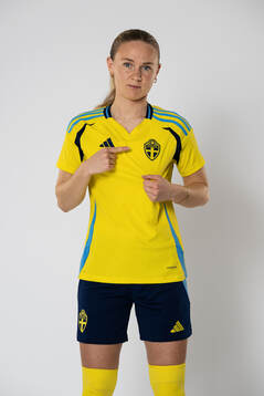 Matilda Vinberg of the Swedish women's national football