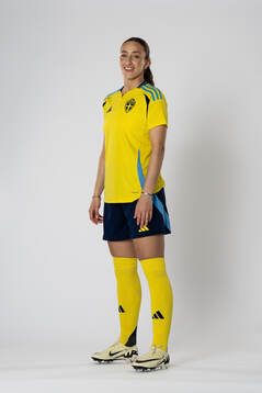 Rusul Rosa Kafaji of the Swedish women's national football