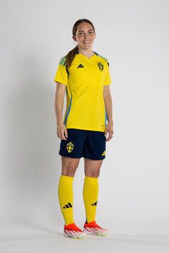 Elin Rubensson of the Swedish women's national football