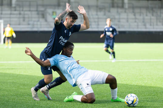 Utsiktens Allan Mohideen och Gefles York Rafael