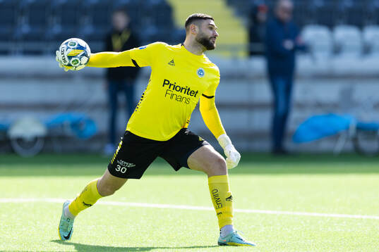 Utsiktens målvakt Elias Hadaya