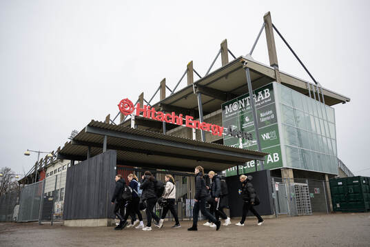 Exteriör av Hitachi Energy Arena