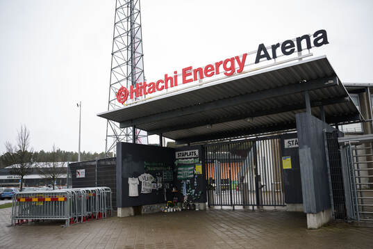 Exteriör av Hitachi Energy Arena