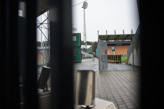 Exteriör av Hitachi Energy Arena