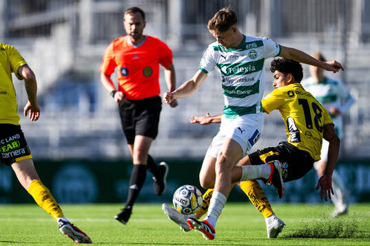Västerås Patric Åslund och Elfsborgs Ahmed Qasem