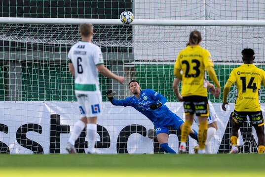 Elfsborgs Noah Söderberg (ej i bild) gör 0-1 på