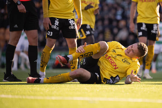 Elfsborgs Sebastian Holmen har ont
