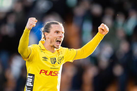 Elfsborgs Niklas Hult jublar
