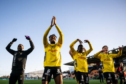Elfsborgs spelare jublar