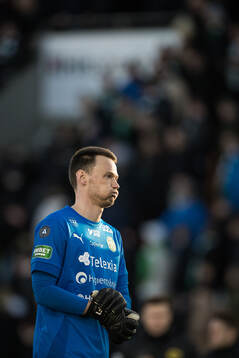 Västerås målvakt Anton Fagerström deppar
