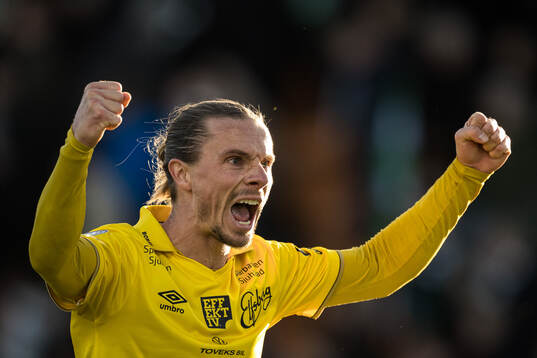 Elfsborgs Niklas Hult jublar