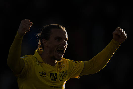 Elfsborgs Niklas Hult jublar