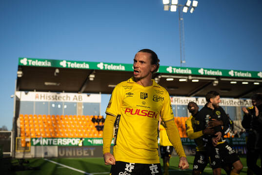 Elfsborgs Niklas Hult jublar