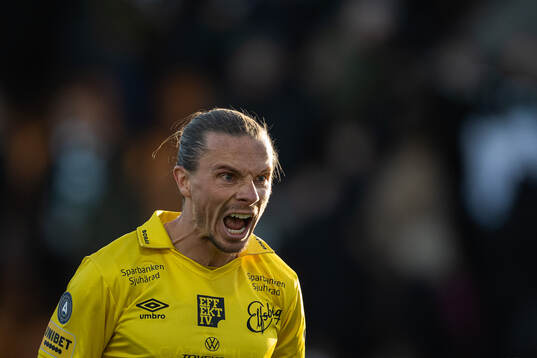 Elfsborgs Niklas Hult jublar