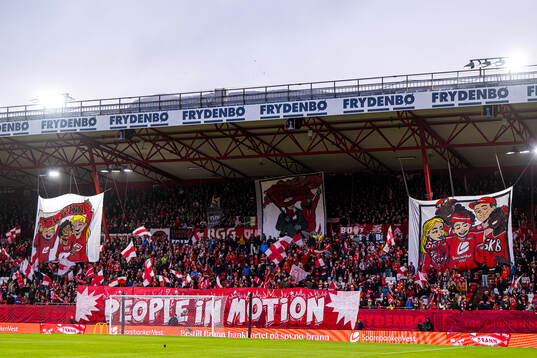 Spectators in the stands