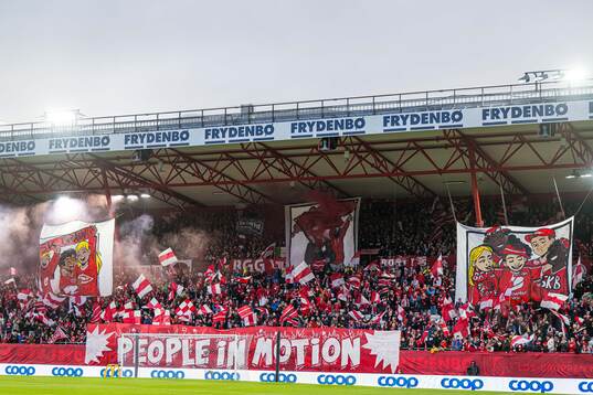 Spectators in the stands