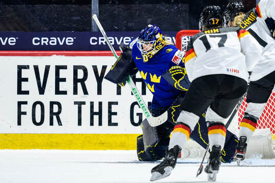Goaltender Emma Söderberg of Sweden