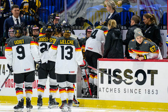 Carina Strobel of Germany in pain
