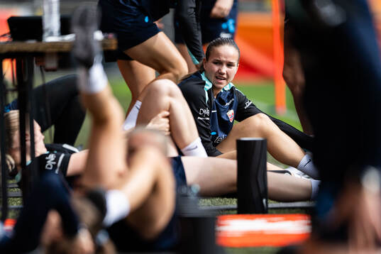 Guro Reiten of the Norwegian women's national football team