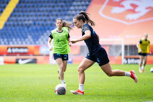 Vilde Bøe Risa of the Norwegian women's national football