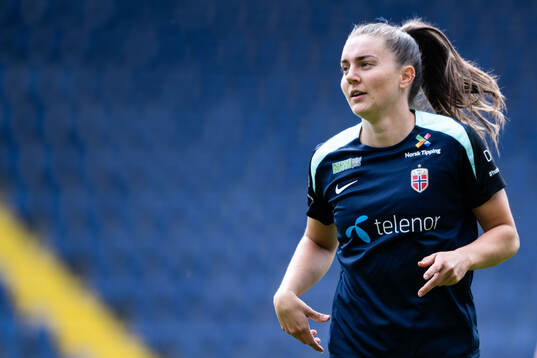 Vilde Bøe Risa of the Norwegian women's national football