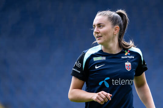 Vilde Bøe Risa of the Norwegian women's national football