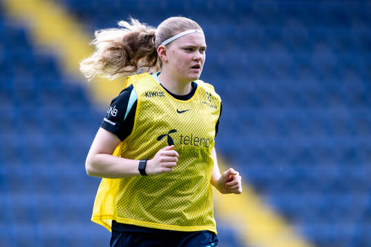 Signe Gaupset of the Norwegian women's national football