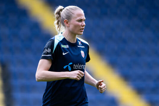 Guro Bergsvand of the Norwegian women's national football