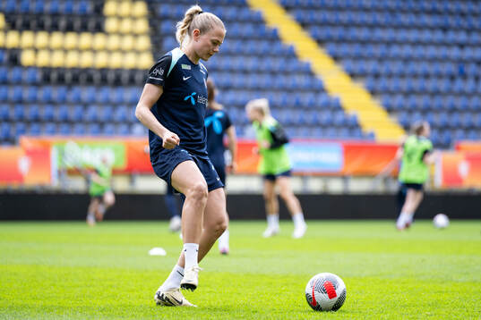 Guro Bergsvand of the Norwegian women's national football